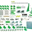 Thiết bị kéo nắn xe tai nạn hoạt động thủy lực, không bao gồm thước đo M6, model: DC-D300